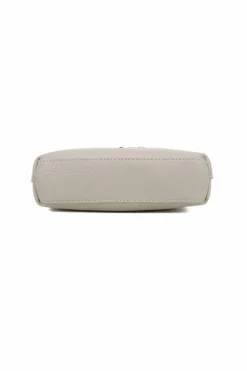 Cross-Body Bags|Handbags*Kitise Silver Buckle Style Small Crossbody Bag WIth Detachable Strap & Handle Beige