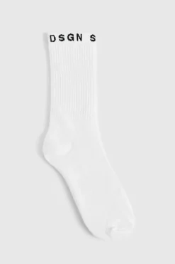 Tights & Socks|Tights & Socks*boohoo Single Dsgn Studio Basic Sports Sock white