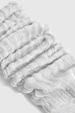 Tights & Socks|Tights & Socks*boohoo Single Knitted Slouchy Socks grey marl