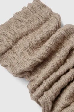 Tights & Socks|Tights & Socks*boohoo Single Knitted Slouchy Socks beige