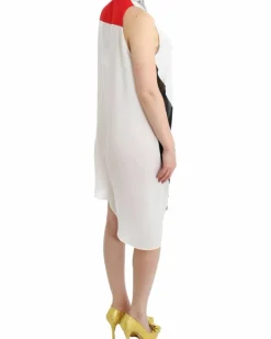 Shirt Dresses*Costume National Sleeveless Dress Asymmetrical Hem White