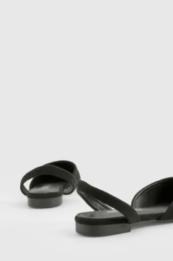 Flats*boohoo Slingback Pointed Flats black
