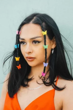 Hair Accessories*My Accessories London Small Butterfly Clips Multi