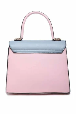 Shoulder Bags|Handbags*Kitise Small Contrast Shoulder Handbag With Turn Lock Closure Black