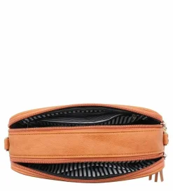 Cross-Body Bags|Handbags*Kitise Small Double Zip Compartments Crossbody Bag With Tassel Charm and Camo Strap Black