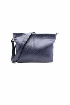 Shoulder Bags|Handbags*Kitise Small Genuine Italian Leather Shoulder Handbag With Detachable Strap Navy