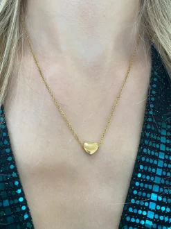 Necklaces*SVNX Small Heart Necklace in Gold