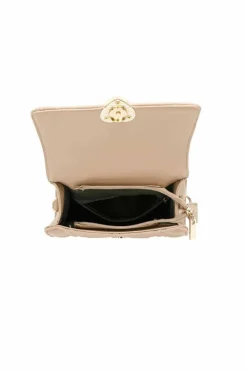 Cross-Body Bags|Handbags*Kitise Small Stylish Top Handle Removable Strap Heart Accent Quilted Crossbody Bag Clutch Handbag Pink