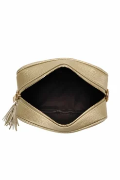 Cross-Body Bags|Handbags*Kitise Small Tassel Crossbody Bag Canvas Stap Black