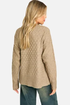 Cardigans|Up To 80% Off Winter Warmers*boohoo Soft Cable Knitted Wrap Cardigan mocha