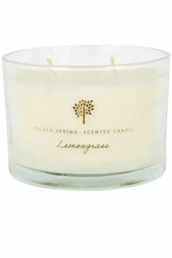 Candles & Diffusers|Candles*Nicola Spring Soy Wax Scented Candle - 350g - Lemongrass Cream