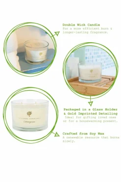 Candles & Diffusers|Candles*Nicola Spring Soy Wax Scented Candle - 350g - Lemongrass Cream
