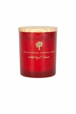 Candles & Diffusers|Candles*Nicola Spring Soy Wax Scented Candle - 130g - Wild Fig & Cassis Red