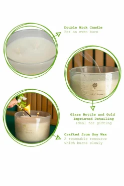 Candles & Diffusers|Candles*Nicola Spring Soy Wax Scented Candle 350g Green Pomelo & Passion Fruit Grey