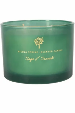 Candles & Diffusers|Candles*Nicola Spring Soy Wax Scented Candle 350g Sage & Seasalt Green