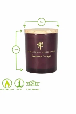Candles & Diffusers|Candles*Nicola Spring Soy Wax Scented Candles 130g Cinnamon & Orange Pack of 3 Purple