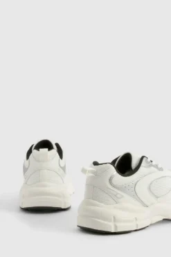 Trainers*boohoo Sports Panelled Chunky Trainers white