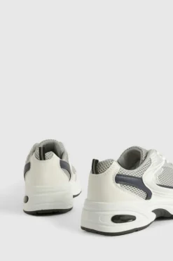 Trainers*boohoo Sporty Mesh Bubble Dad Trainers grey