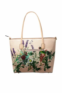 Tote Bags*SVNX Spring Garden Tote Bag in Pink