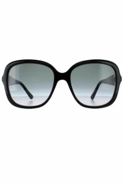 Sunglasses*Jimmy Choo Square Dark Grey Gradient SADIE/S Black