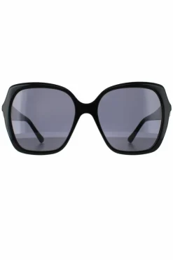 Sunglasses*Jimmy Choo Square Grey Blue MANON/G/S Black