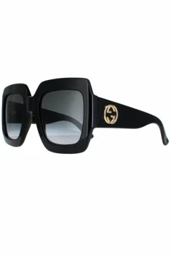 Sunglasses*Gucci Square Grey GG0053SN Black
