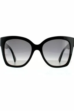 Sunglasses*Gucci Square Grey Gradient Sunglasses Black