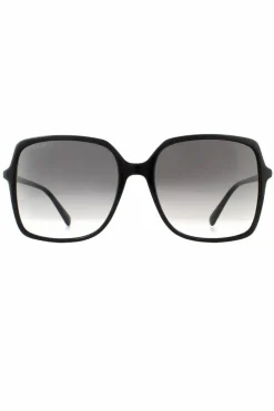 Sunglasses*Gucci Square Grey Gradient Sunglasses Black