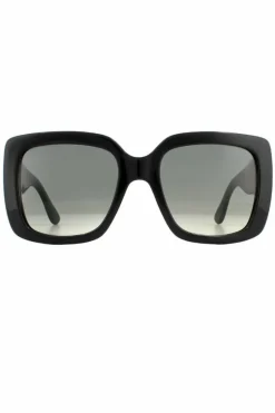 Sunglasses*Gucci Square Grey Gradient Sunglasses GG0141SN Black