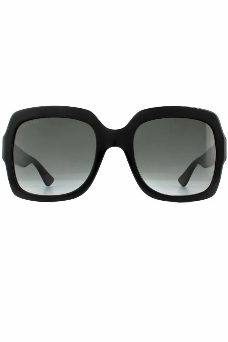 Sunglasses*Gucci Square Grey Gradient Sunglasses GG0036SN Black