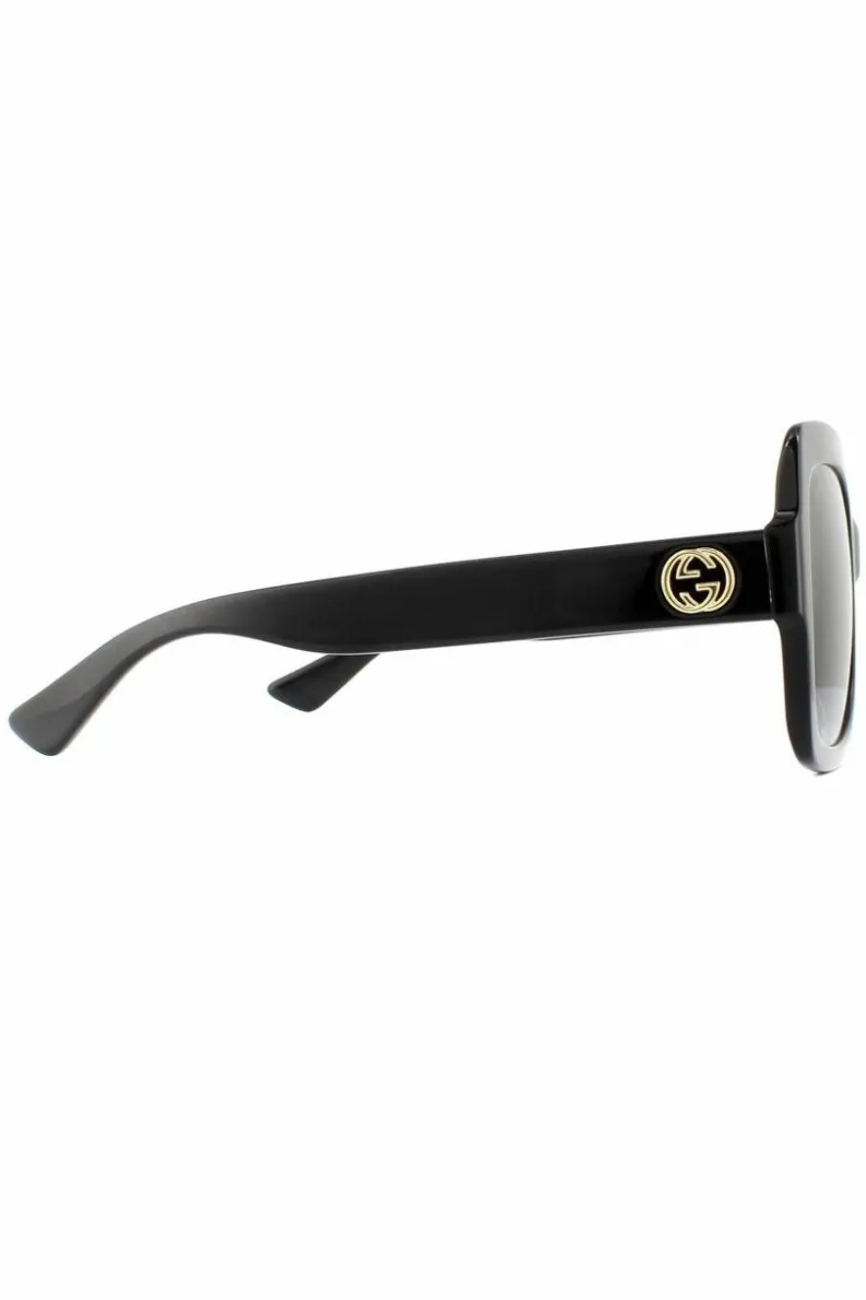 Sunglasses*Gucci Square Grey Gradient Sunglasses GG0036SN Black
