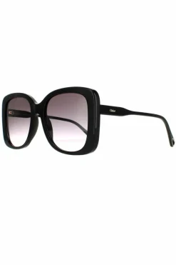 Sunglasses*Chloe Square Grey Gradient CH0125S Black