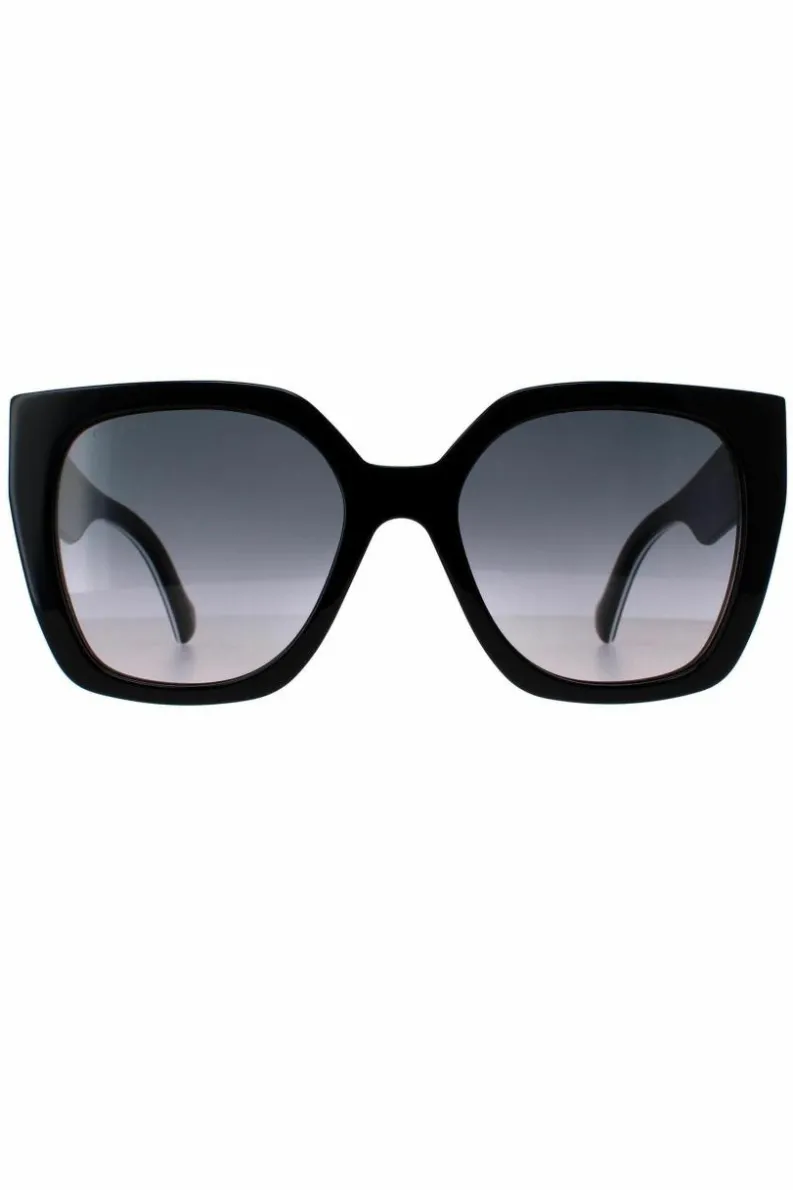 Sunglasses*Gucci Square Grey Gradient GG1300S Black