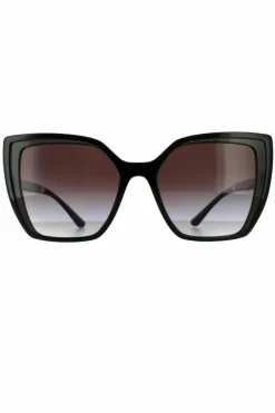 Sunglasses*Dolce & Gabbana Square On Transparent Grey Dark Grey Gradient Sunglasses Black