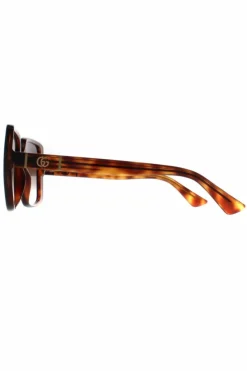 Sunglasses*Gucci Square Dark Havana Gradient GG0632S Brown