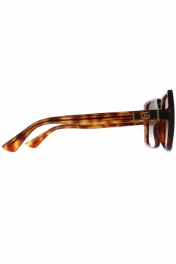 Sunglasses*Gucci Square Dark Havana Gradient GG0632S Brown