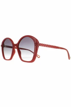 Sunglasses*Chloe Square Dark Grey Gradient CH0003S Orange