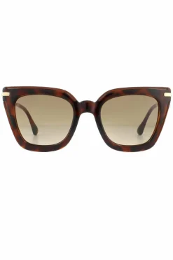 Sunglasses*Jimmy Choo Square Glitter Havana Gradient Sunglasses Brown