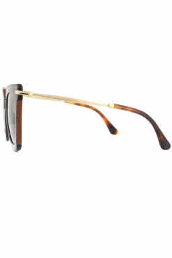Sunglasses*Jimmy Choo Square Glitter Havana Gradient Sunglasses Brown