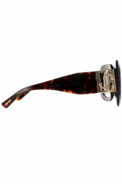 Sunglasses*Jimmy Choo Square Havana and Gold Gradient GAYA/S Brown