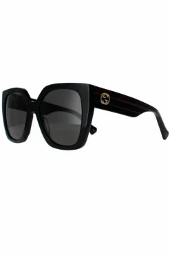 Sunglasses*Gucci Square Havana Grey GG1300S Black