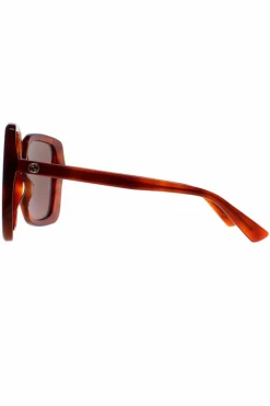 Sunglasses*Gucci Square Havana GG1314S Brown