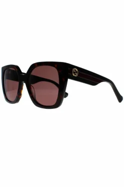 Sunglasses*Gucci Square Havana GG1300S Brown