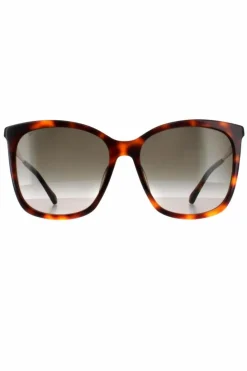 Sunglasses*Jimmy Choo Square Havana Gradient NEREA/G/S Brown
