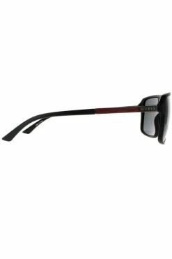 Sunglasses*Guess Square Matte Smoke Grey GF5085 Sunglasses Black