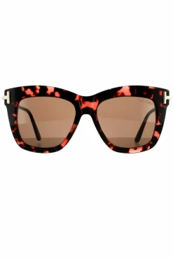 Sunglasses*Tom Ford Square Pink Havana Brown