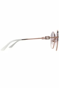 Sunglasses*Guess Square Shiny Rose Rose Gradient GU7907 Gold