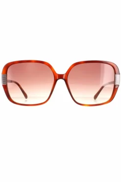 Sunglasses*Ted Baker Square Tortoise Gradient TB1616 Indi Brown