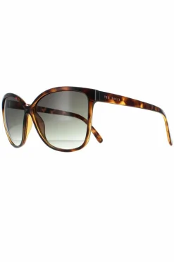 Sunglasses*Ted Baker Square Tortoiseshell Gradient TB1400 Kiara Brown