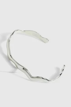 Bracelets*boohoo Squiggle Bangle silver